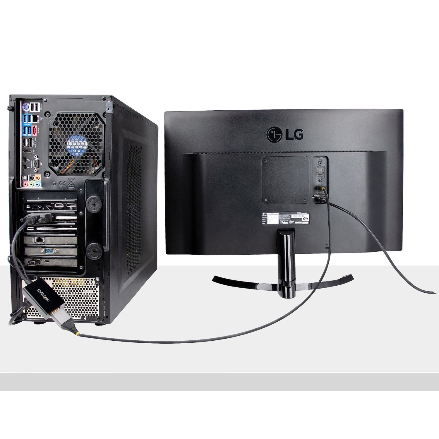 StarTech DVI2DP2 Cavo e Adattatore Video 0,254 m DVI-D Nero