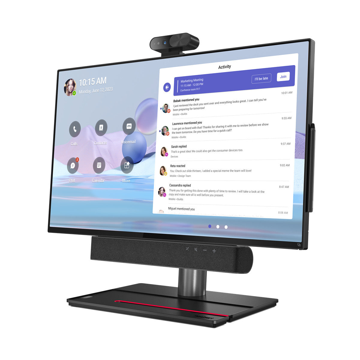 Lenovo ThinkSmart View Plus sistema di conferenza Collegamento ethernet LAN Sistema di videoconferenza personale