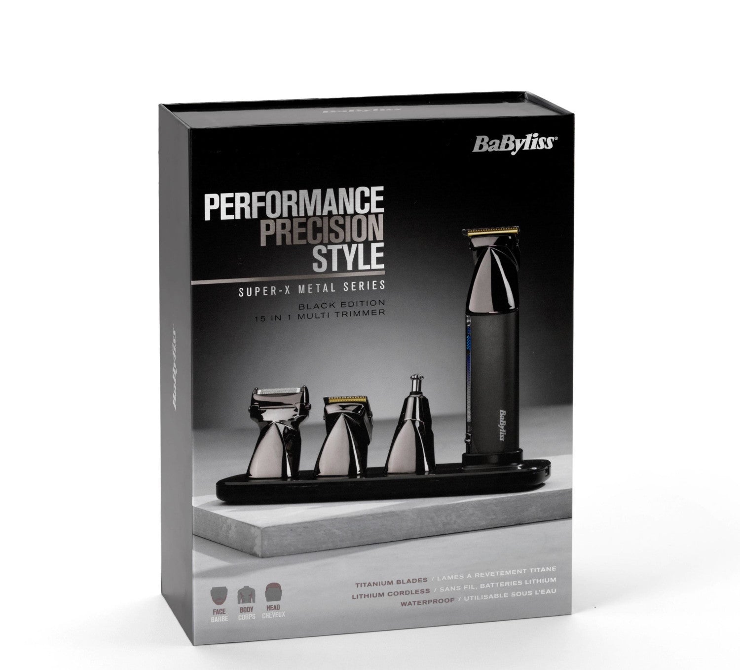 BaByliss MT991E tagliacapelli Nero Ioni di Litio