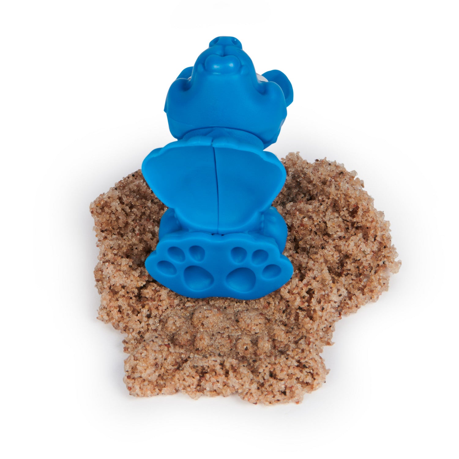 Kinetic Sand , Mini Cagnolino, 170g di Sabbia Cinetica Naturale, 1 Cagnolino a Sorpresa, 2 Accessori, Custodia a Forma di Cuccia. Giocattoli per Bambini e Bambine, 3