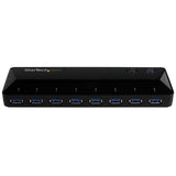 StarTech.com ST103008U2C hub di interfaccia USB 3.2 Gen 1 (3.1 Gen 1) Type-B 5000 Mbit/s Nero