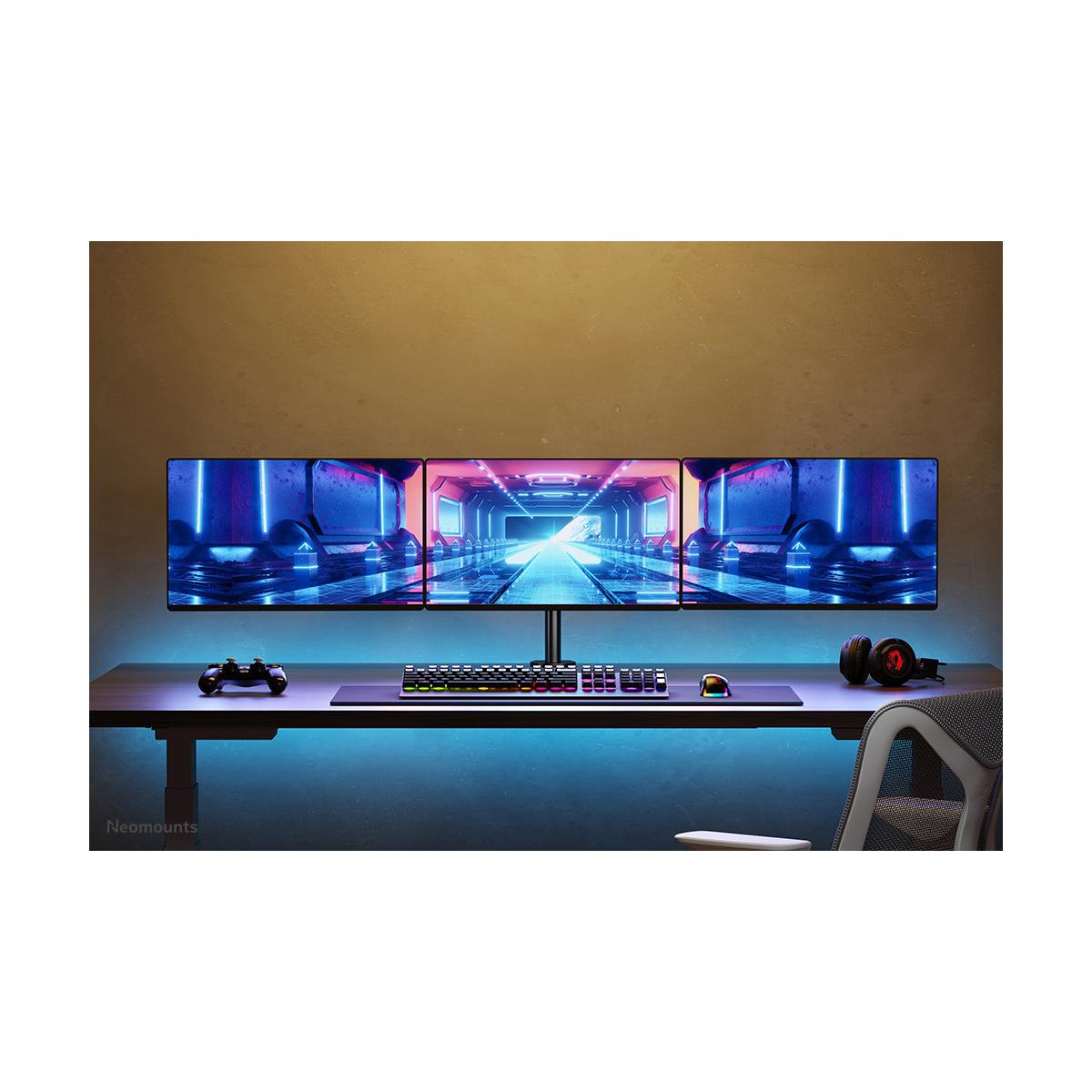Neomounts FPMA-D550D3BLACK supporto da tavolo per Tv a schermo piatto 68,6 cm (27") Nero