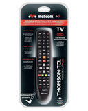 Meliconi Gumbody Personal 7 Plus Telecomando IR Wireless TV Nero