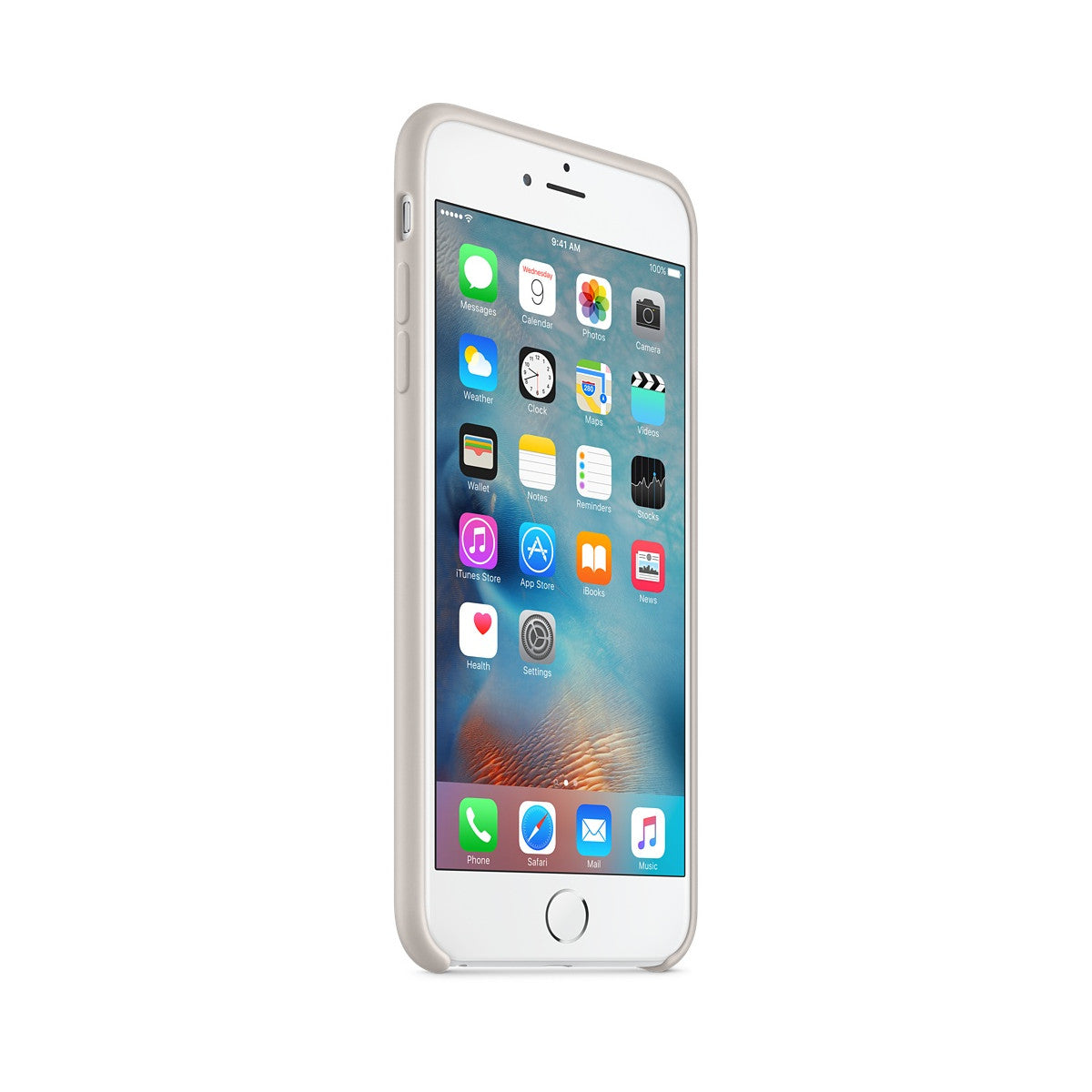 Apple Custodia in silicone per iPhone 6s Plus - Tortora