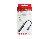 Equip 128961 hub di interfaccia USB 3.2 Gen 1 (3.1 Gen 1) Type-C 5000 Mbit/s Nero, Grigio