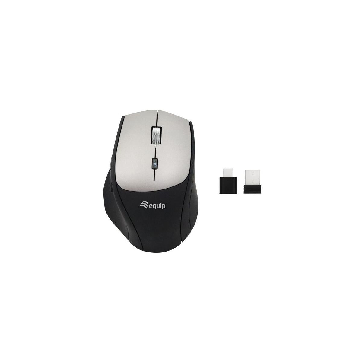 Equip 245115 mouse Ufficio Mano destra RF Wireless Ottico 2400 DPI