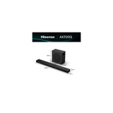 Hisense AX3120Q altoparlante soundbar Nero 3.1.2 canali 440 W