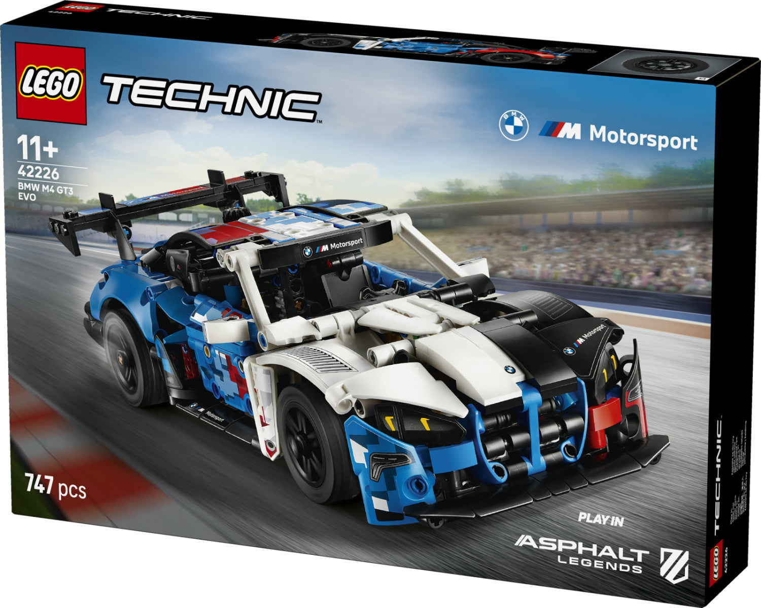 LEGO Technic Auto da Corsa BMW M4 GT3 EVO 42226 747 Pezzi per Bambini 11 Anni