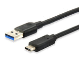 Equip 128345 cavo USB USB 3.2 Gen 1 (3.1 Gen 1) 0,5 m USB C USB A Nero