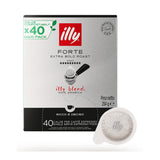 Illy Forte Cialde caffè Tostatura scura 40 pz