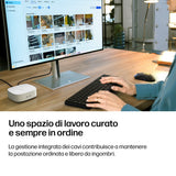 HP E4EU4EA PC/stazione di lavoro Intel Core 5 16 GB LPDDR5x-SDRAM 512 GB SSD Windows 11 Home Mini PC AI PC Bianco