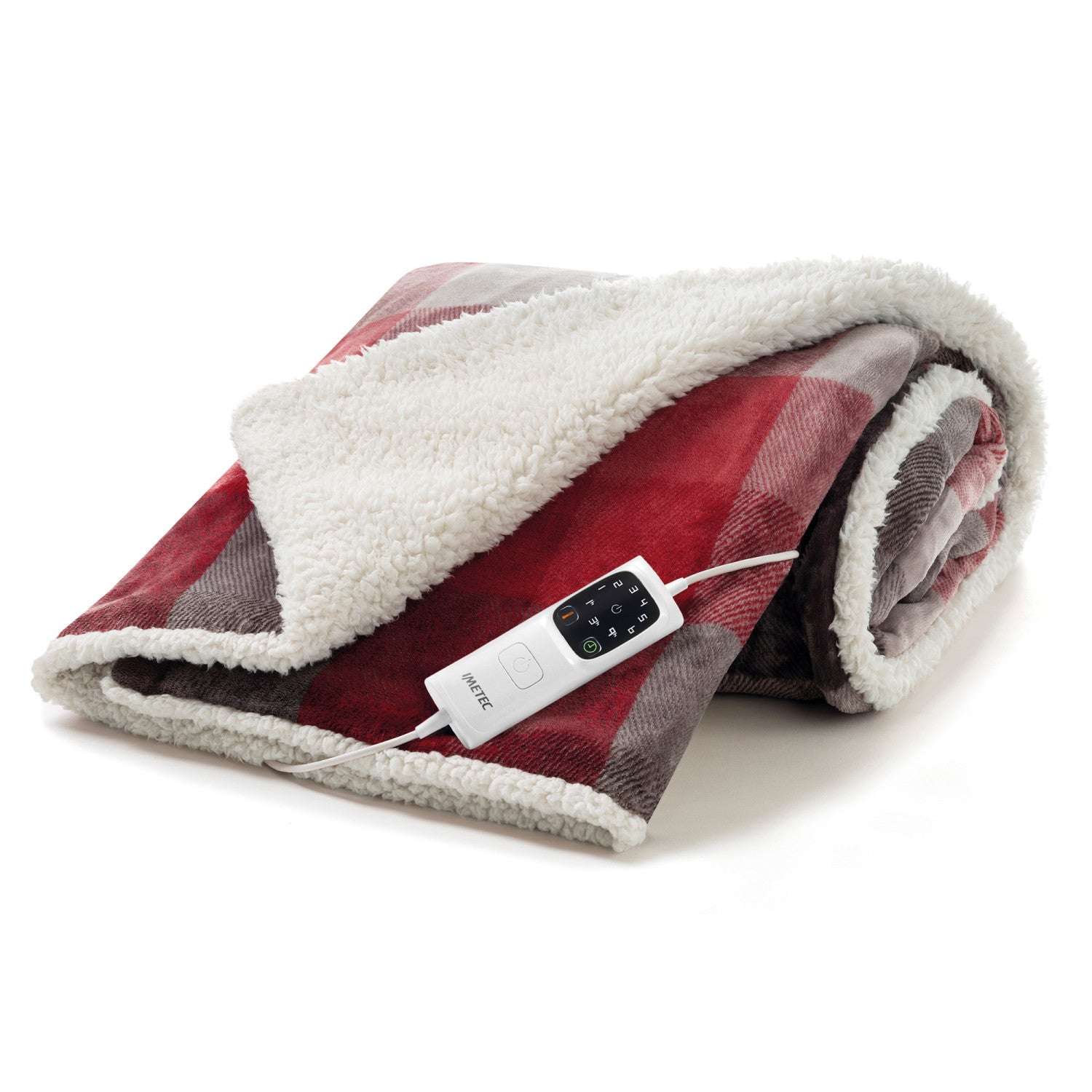 Riscaldaletto Scaldasonno Imetec 16715 Coperta Cuscino Elettrico 150 W Multicolore Velluto