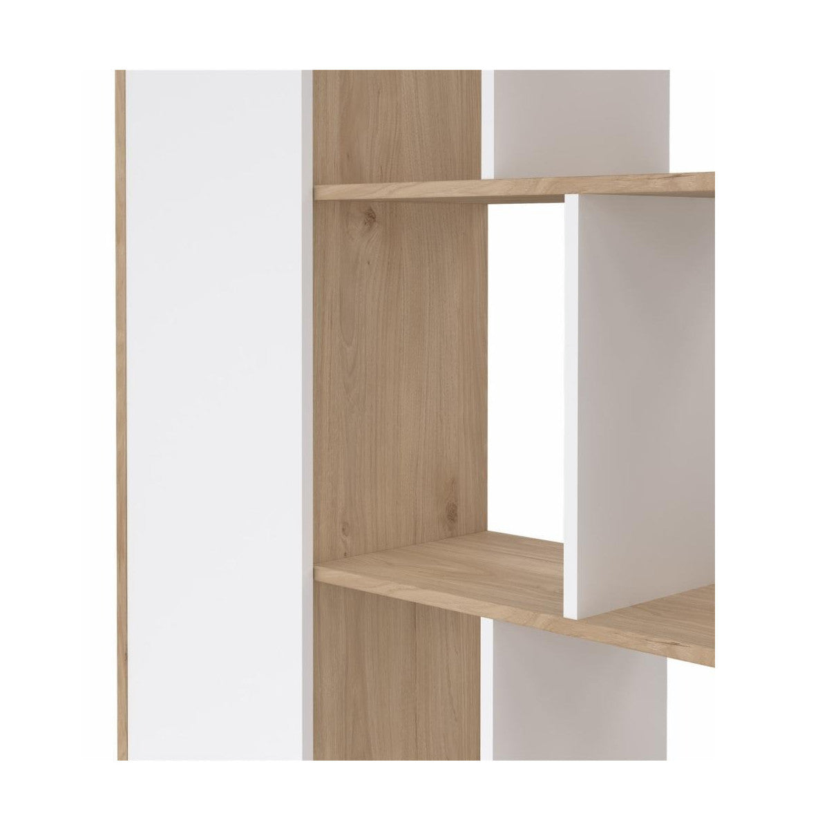 Tvilum 71739hluu Libreria Jackson Hickory / Bianco lucido