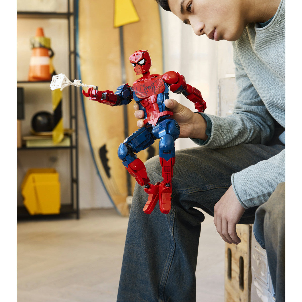 LEGO Marvel 76346 Personaggio Di Spider-Man Action Figure 813 Pezzi 36 Cm 12