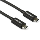 StarTech.com Cavo Thunderbolt 3 da 80 cm, 40Gbps, 100W PD, 4K/5K, Certificato Thunderbolt, Compatibile con Thunderbolt 4/USB 3.2/DP Alt Mode/USB4