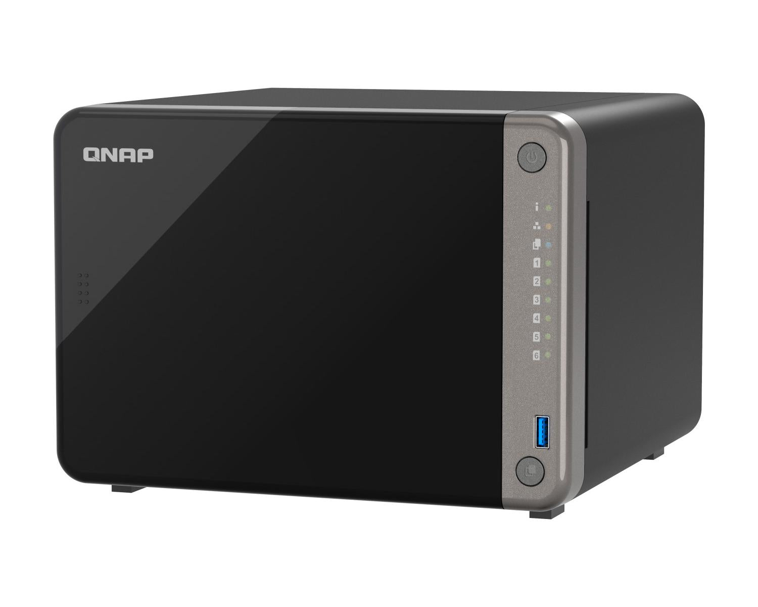 QNAP TS-AI642-8G server NAS e di archiviazione Tower Collegamento ethernet LAN Nero Cortex-A76