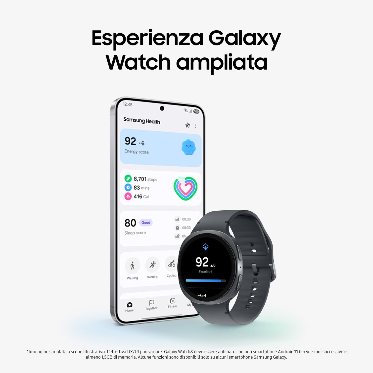 Samsung Galaxy Watch8 Galaxy Watch 8, Bluetooth, 40mm