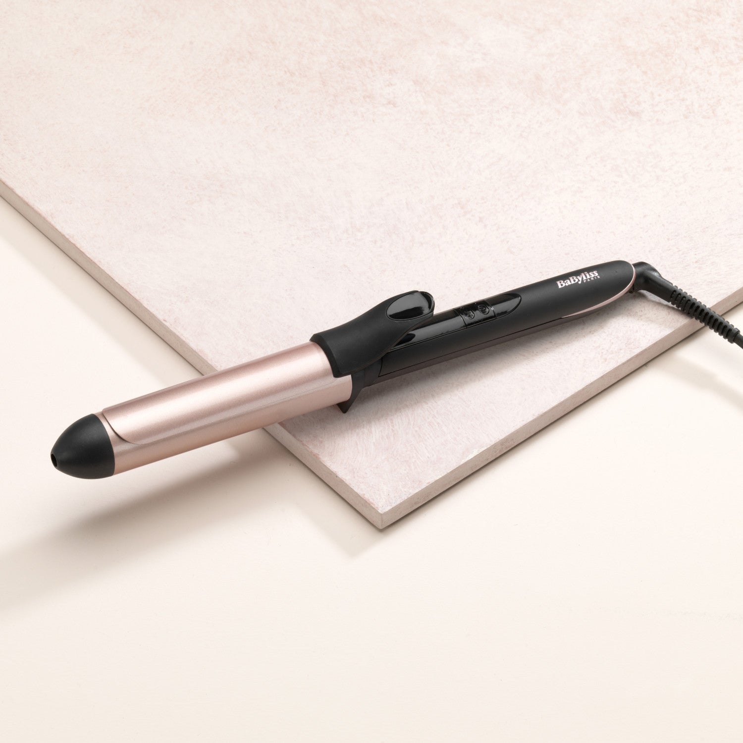 BaByliss 32mm Curling Tong Ferro per ricci Caldo Nero Rosa 2.5 m