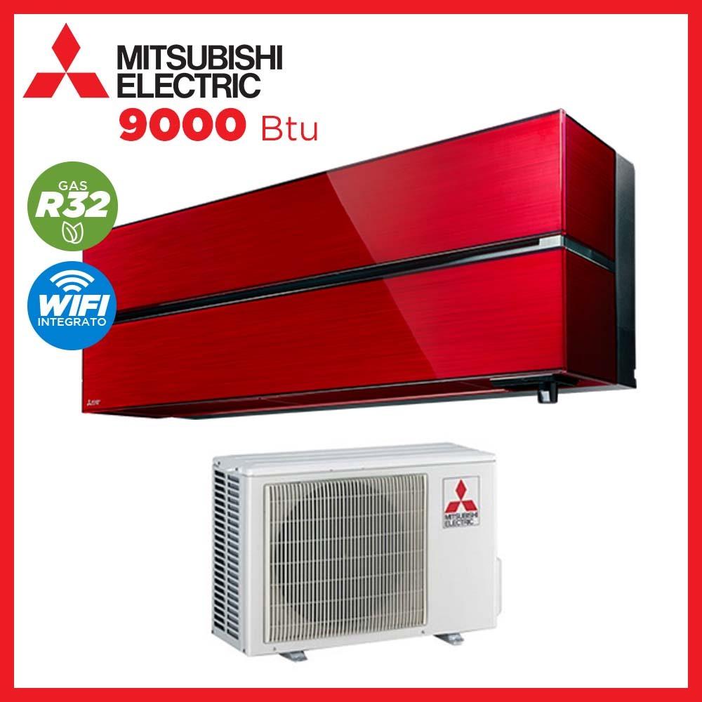 Mitsubishi Kirigamine Style LN25VG 9000 BTU Inverter WiFi R32 Red Climatizzatore Monosplit Kit