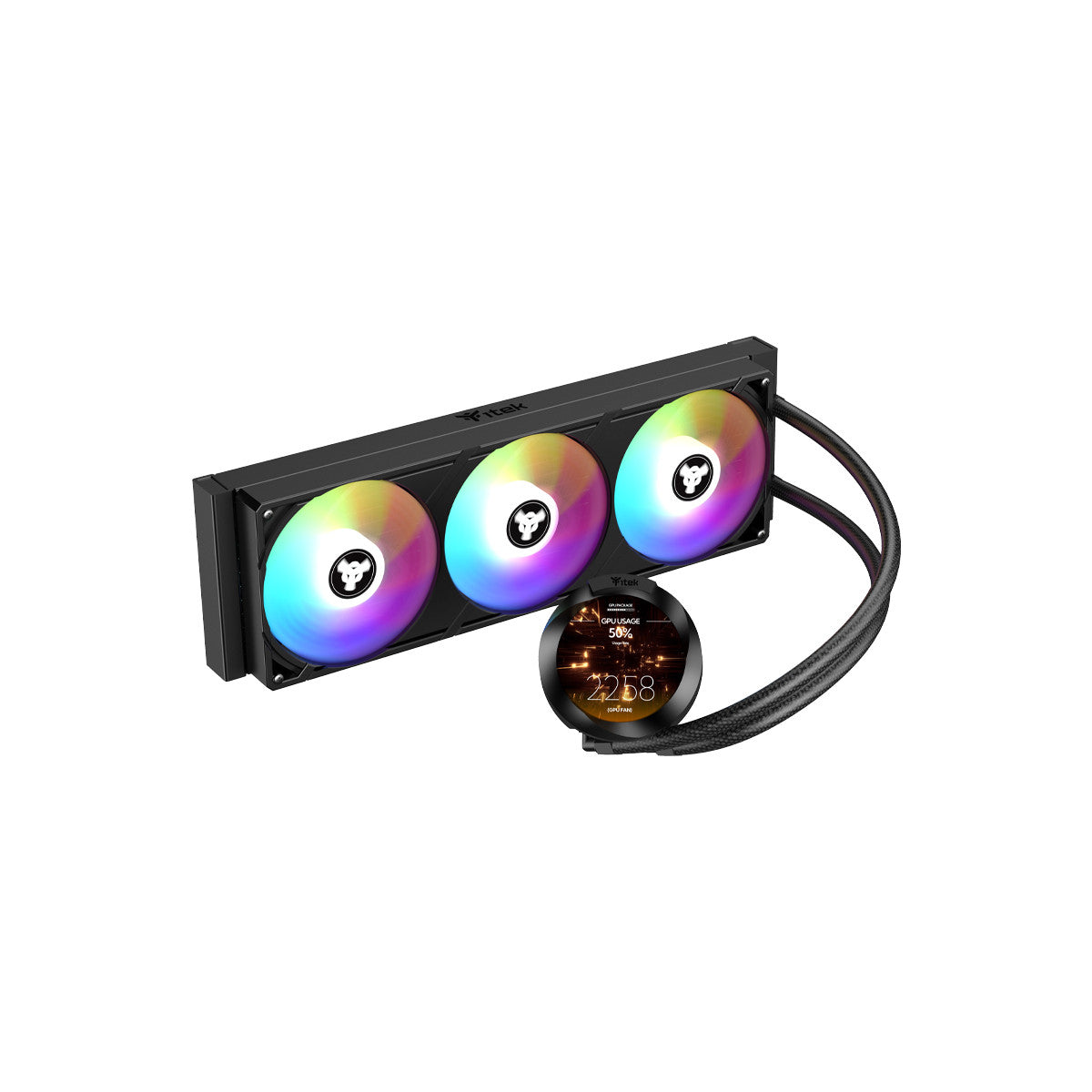 itek ARCTIC SPHERE V2 Processore Raffreddatore di liquidi tutto in uno 12 cm Nero