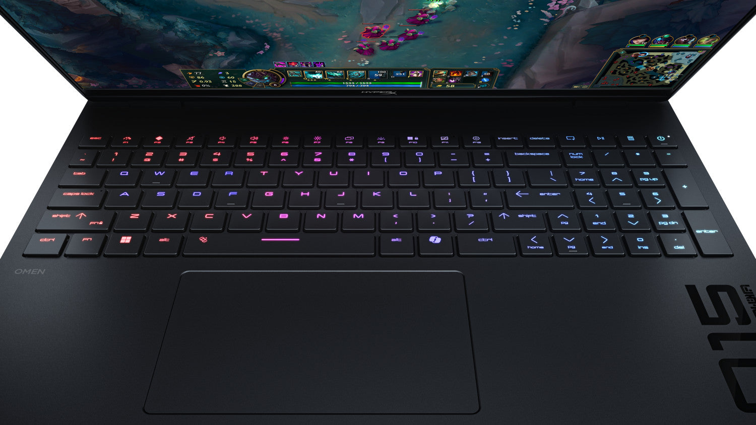 HP HyperX OMEN 15 inch Gaming Laptop PC 15-gb0026nlx AMD Ryzen 7 38,9 cm (15.3") 2K 16 GB DDR5-SDRAM NVIDIA GeForce RTX 5060 Wi-Fi 6 (802.11ax) Windows 11 Home Nero