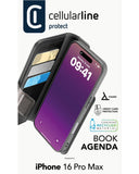 Cellularline Book Agenda - iPhone 16 Pro Max