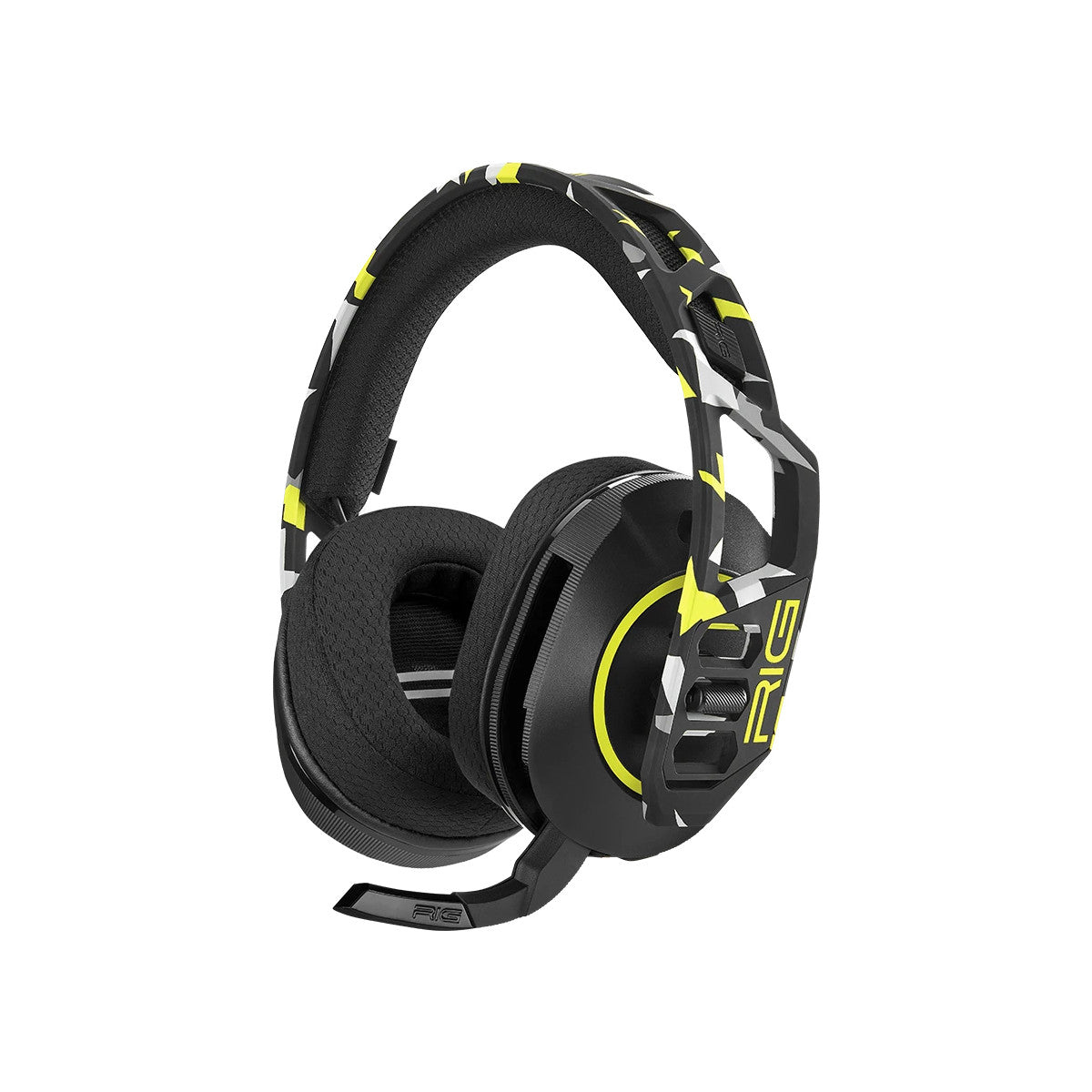 NACON RIG 600 PRO HS Auricolare Con cavo e senza cavo A Padiglione Gaming USB tipo-C Bluetooth Nero, Bianco, Giallo
