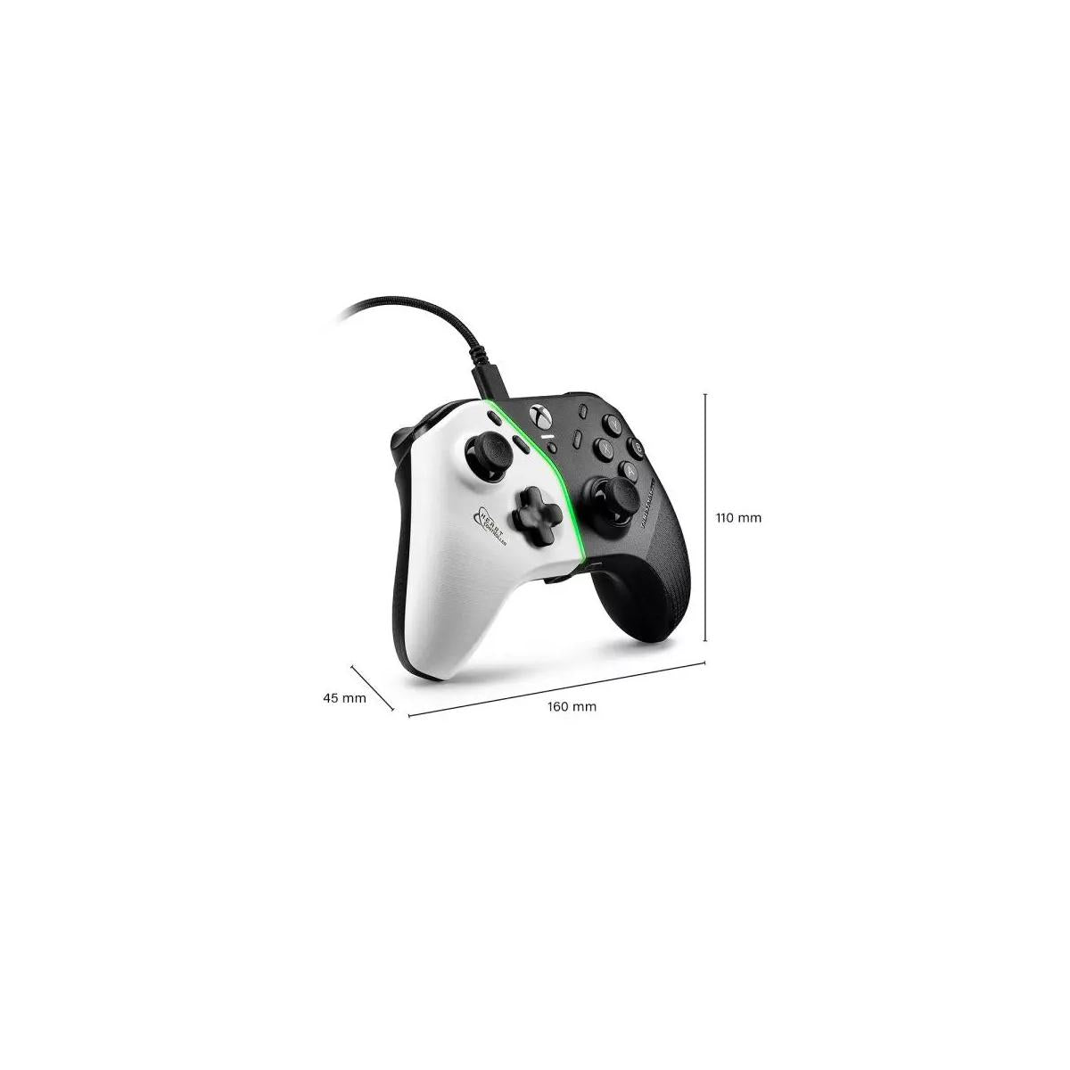 Thrustmaster H.E.A.R.T. Nero, Bianco USB Gamepad PC, Xbox One, Xbox One S, Xbox One X