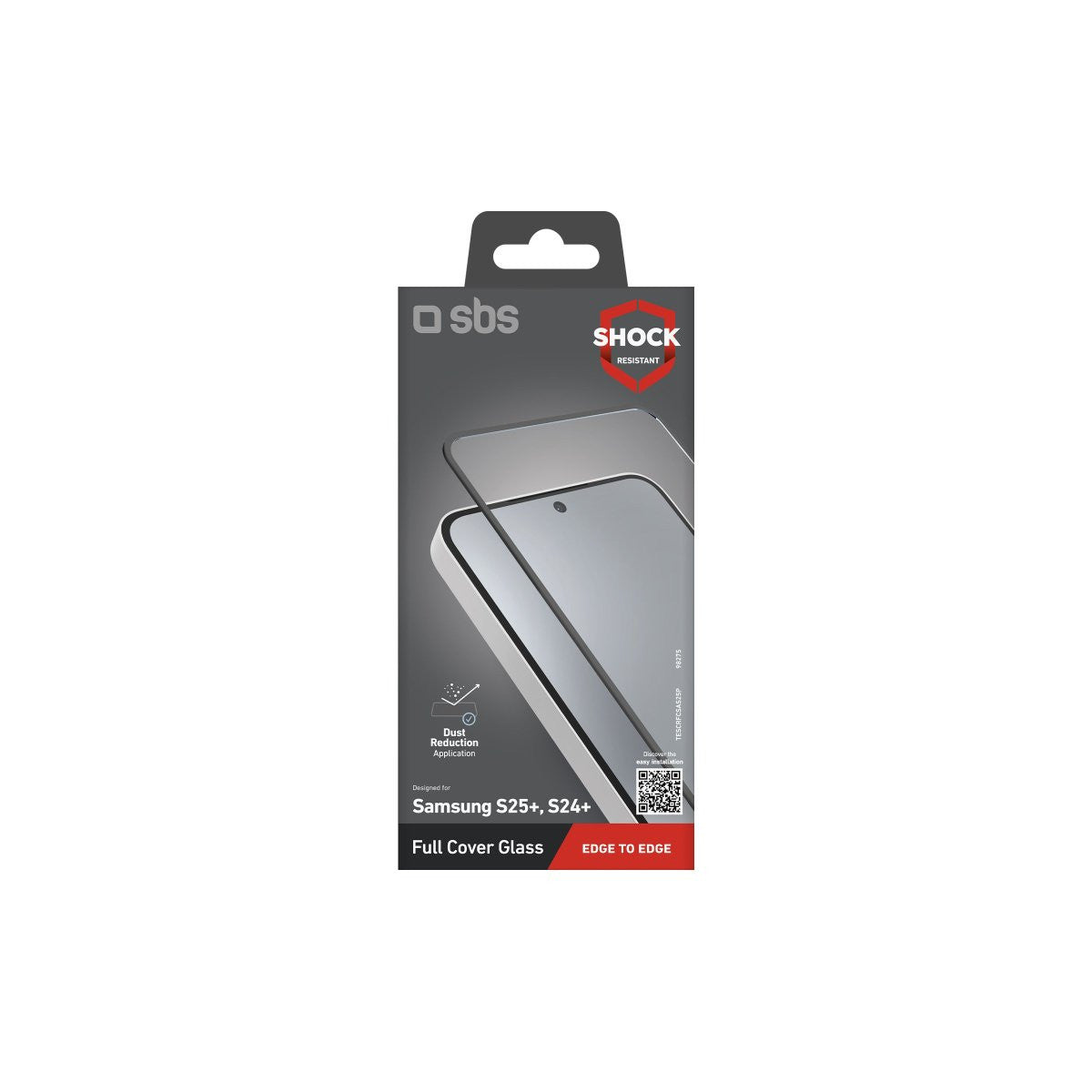 SBS TESCRFCSAS25P protezione per lo schermo e il retro dei telefoni cellulari Pellicola proteggischermo trasparente Samsung 1 pz