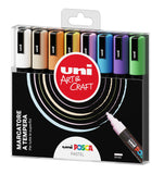 Uni-Ball Posca evidenziatore 8 pz Multicolore