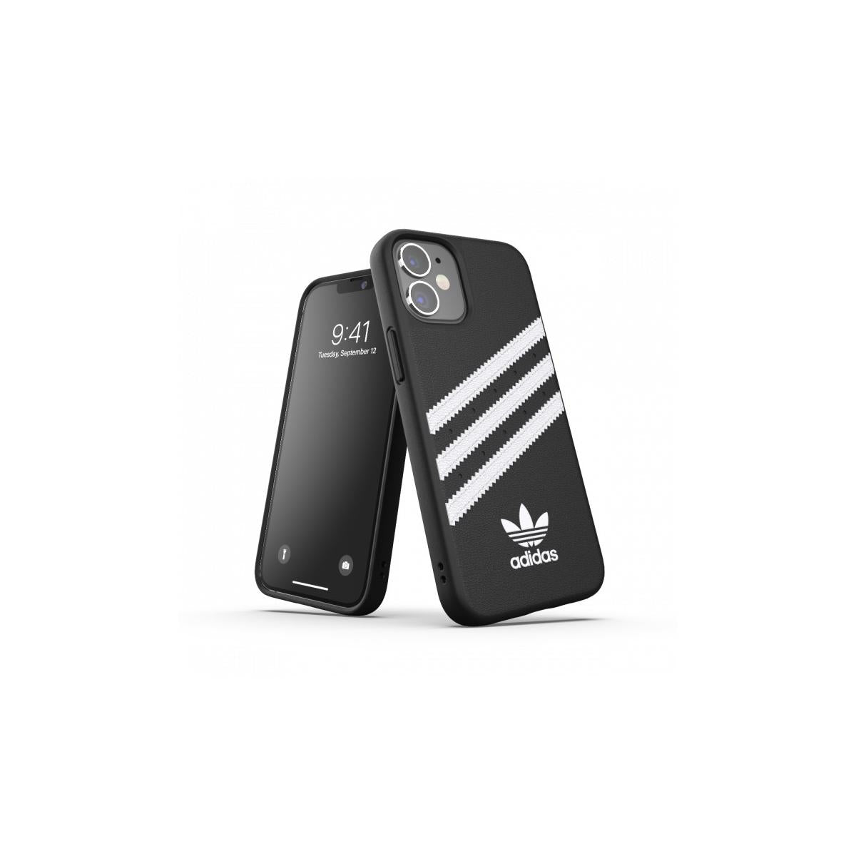 Adidas 3-Stripes custodia per cellulare 13,7 cm (5.4") Cover Nero, Bianco