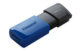 Kingston Technology DataTraveler 64GB USB3.2 Gen 1 Exodia M (Nero Blu) - 2 Pieces