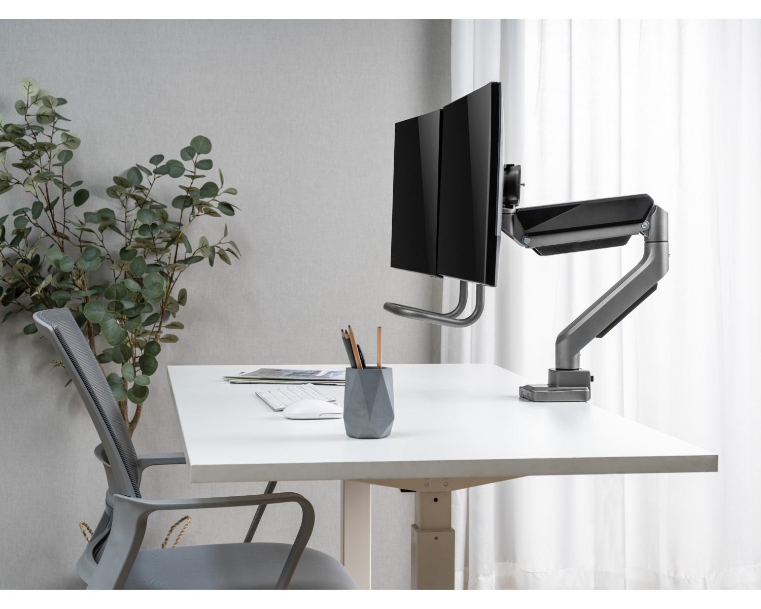 Equip 650161 supporto da tavolo per Tv a schermo piatto 81,3 cm (32") Nero Scrivania