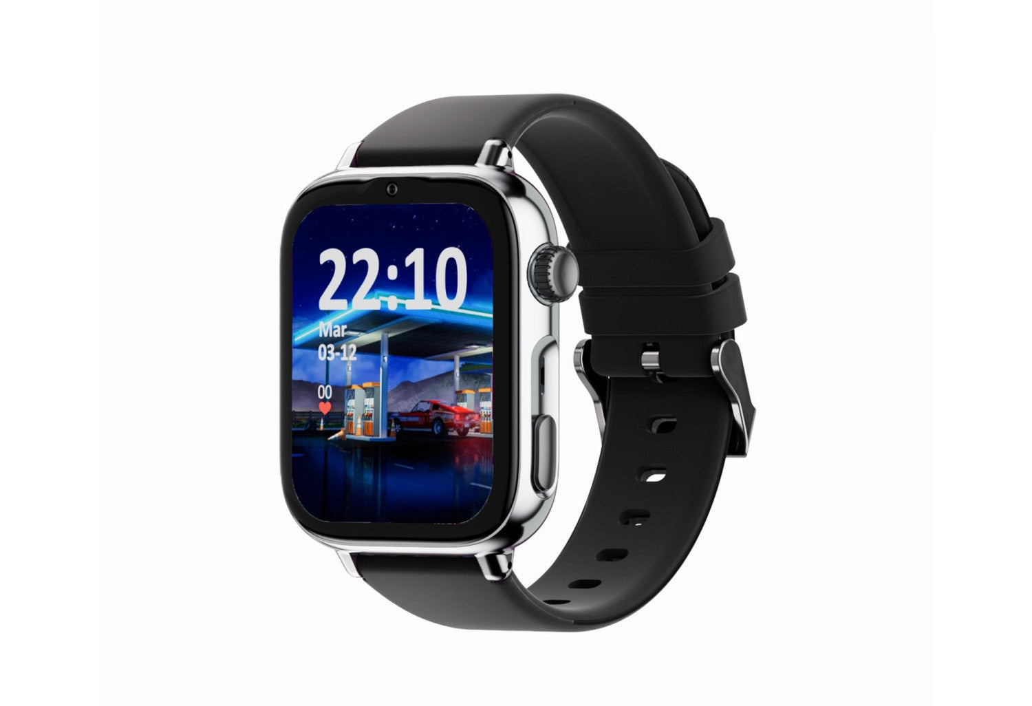 SaveFamily SaveWatch Plus 2 4,7 cm (1.85pollici) AMOLED Digitale 410 x 502 Pixel Touch screen 4G Argento Wi-Fi GPS (satellitare)
