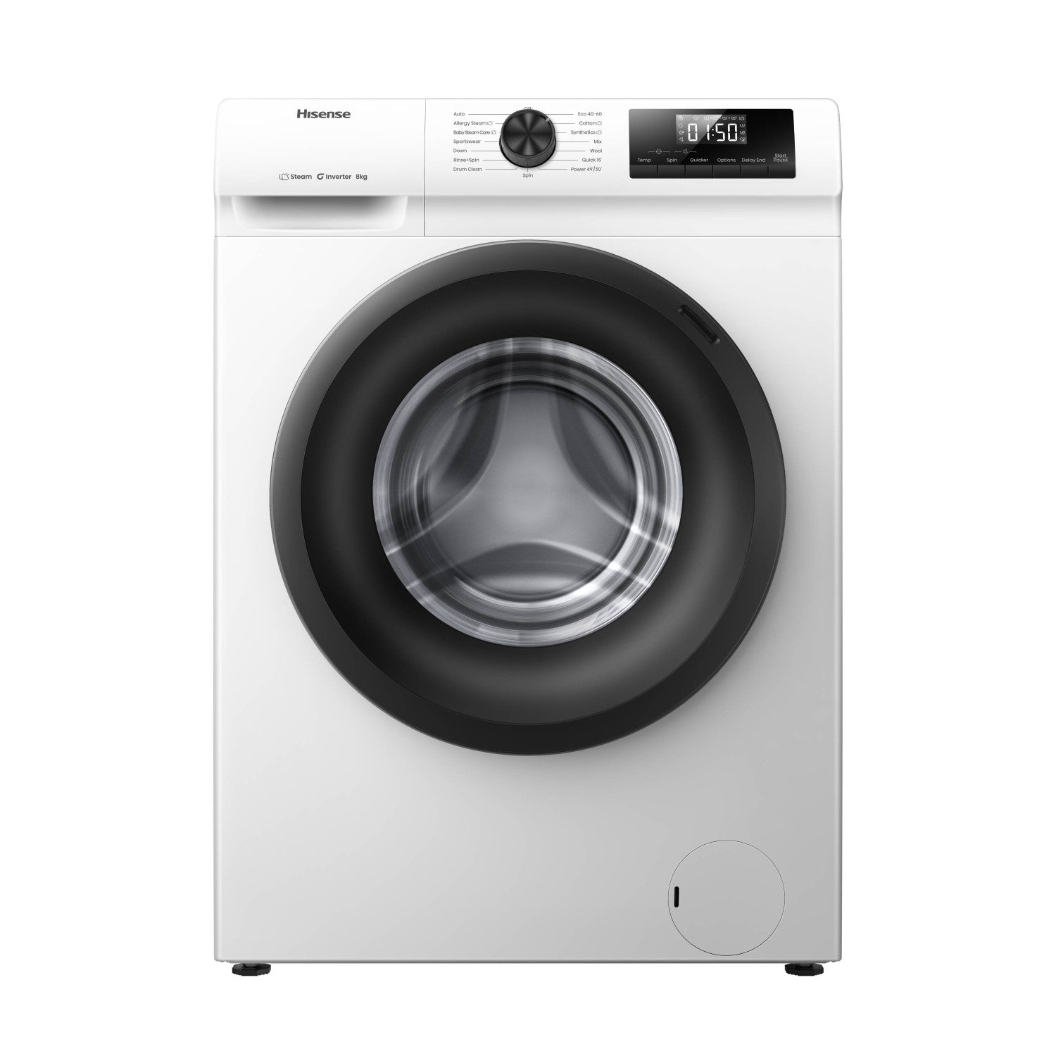 Hisense WF1Q8041BW lavatrice Caricamento frontale 8 kg 1400 Giri/min Bianco