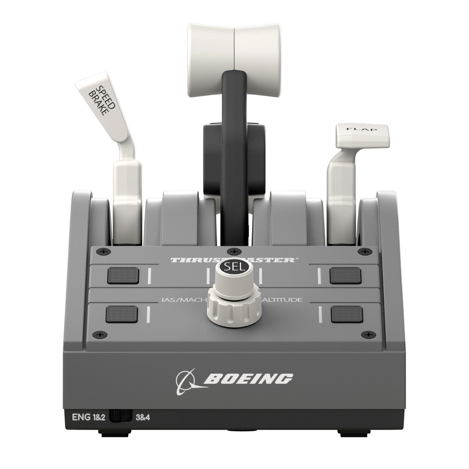 Thrustmaster TCA Quadrant Boeing Edition USB Joystick PC Xbox Xbox One X Xbox Series S Grigio