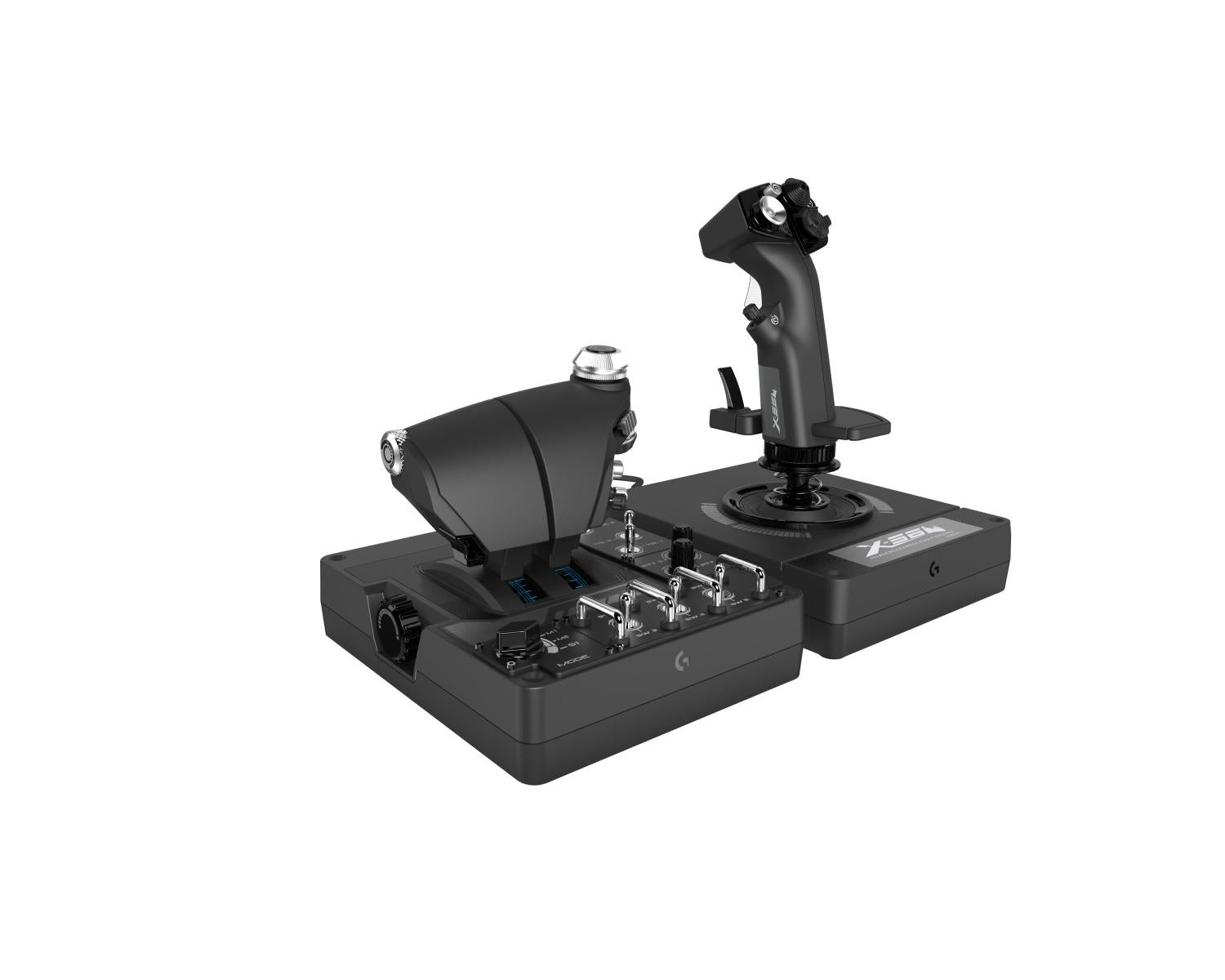Logitech G G X56 Hotas Nero USB 2.0 Simulazione di Volo Analogico/Digitale PC