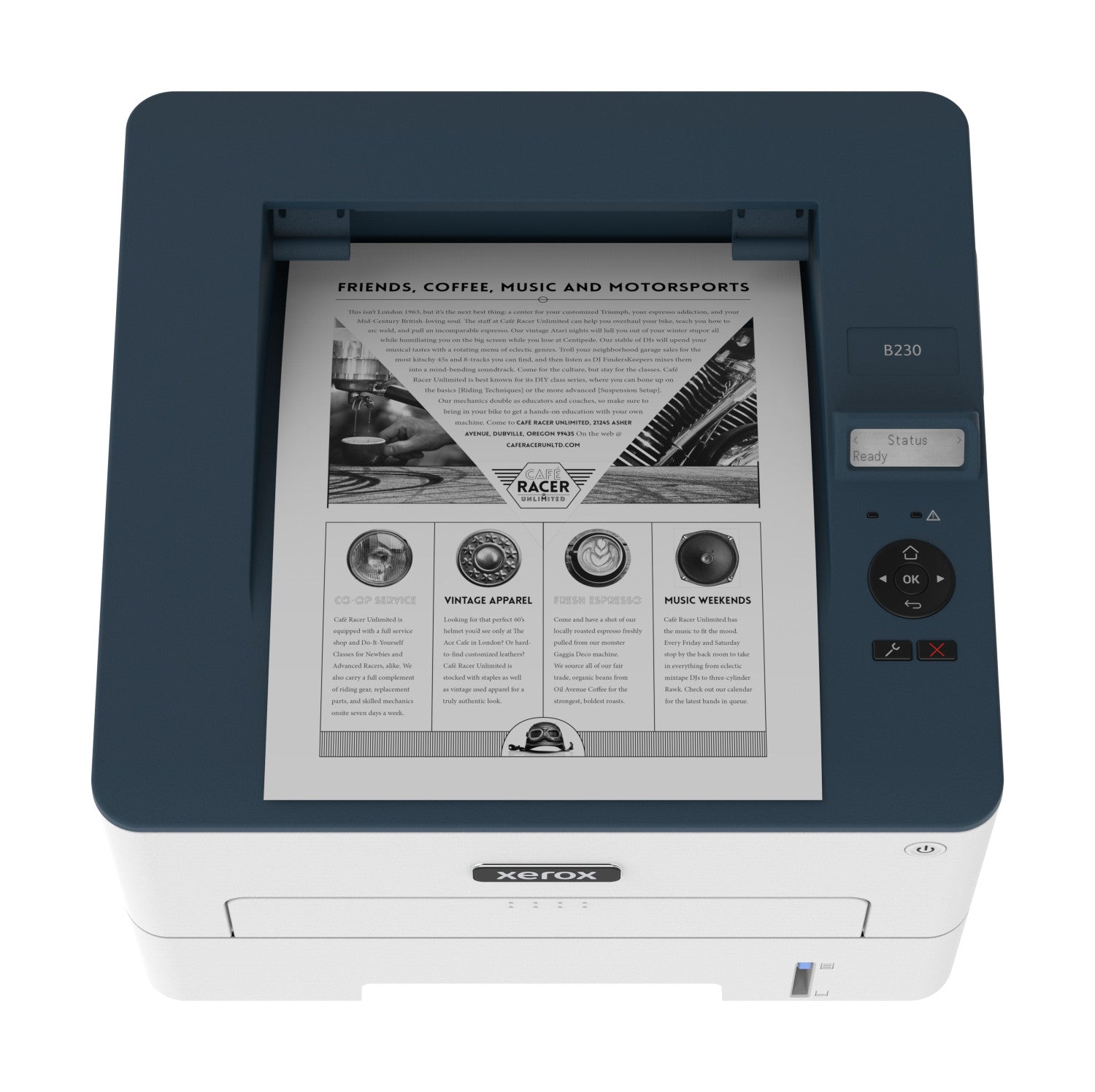 Xerox B230V DNI Stampante Stampante Laser 2400x2400 DPI Wi Fi Bianco