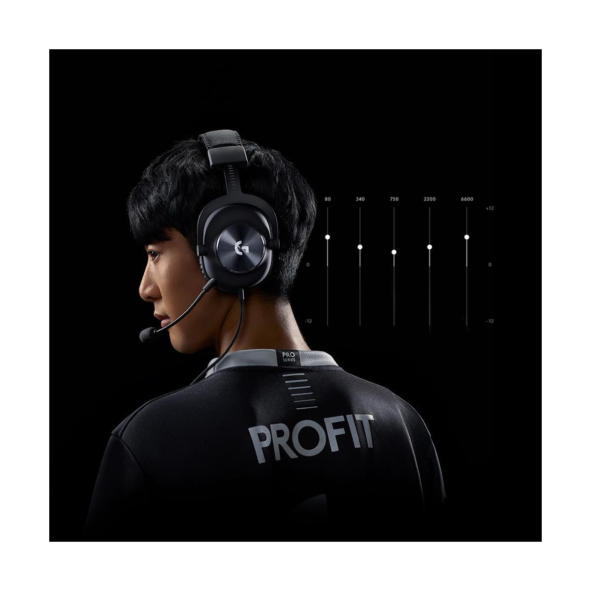 Logitech PRO X Cuffie a Padiglione Auricolare con Microfono da Gaming Nero