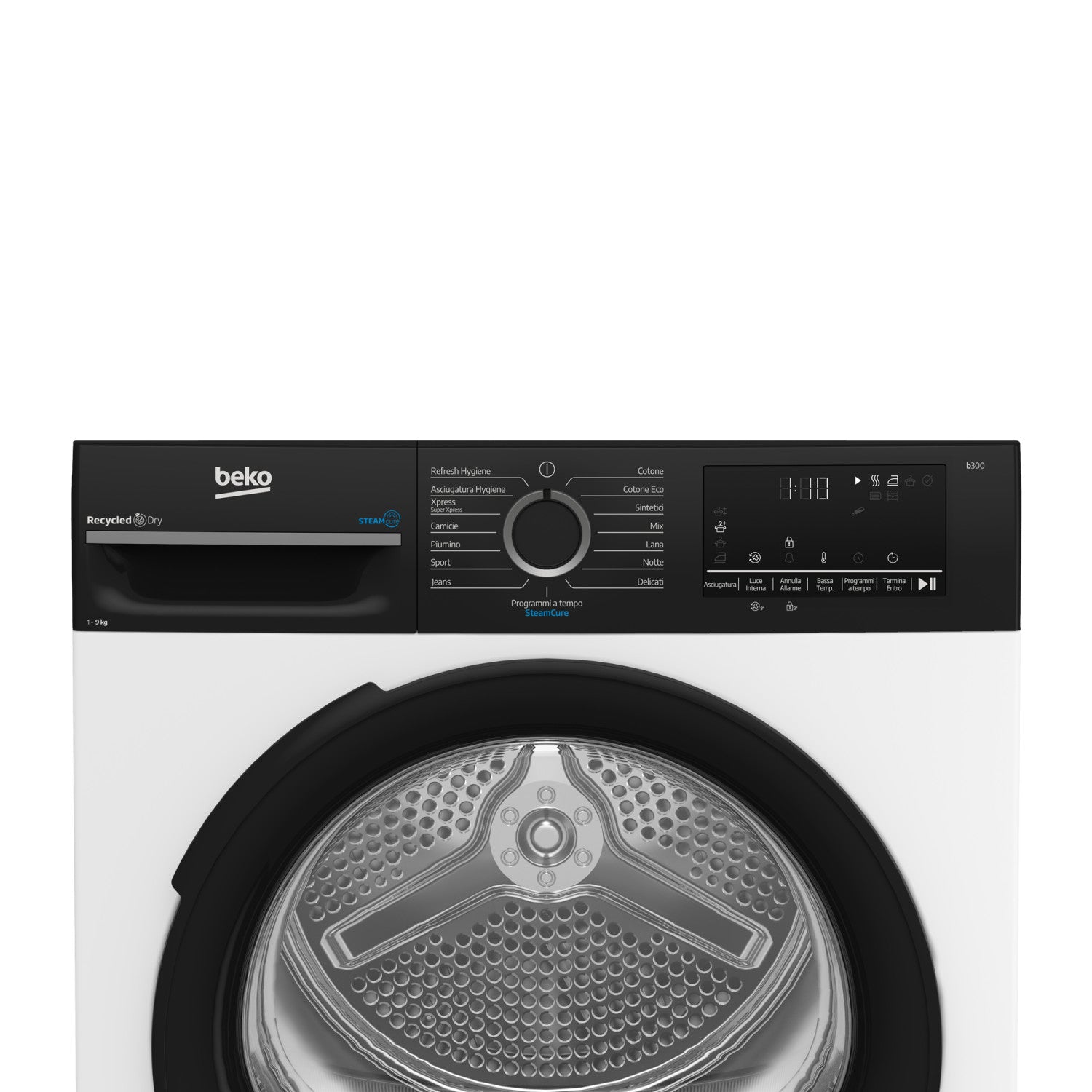 Beko BMEPT491SBI: Asciugatrice 9kg, Classe C, motore inverter