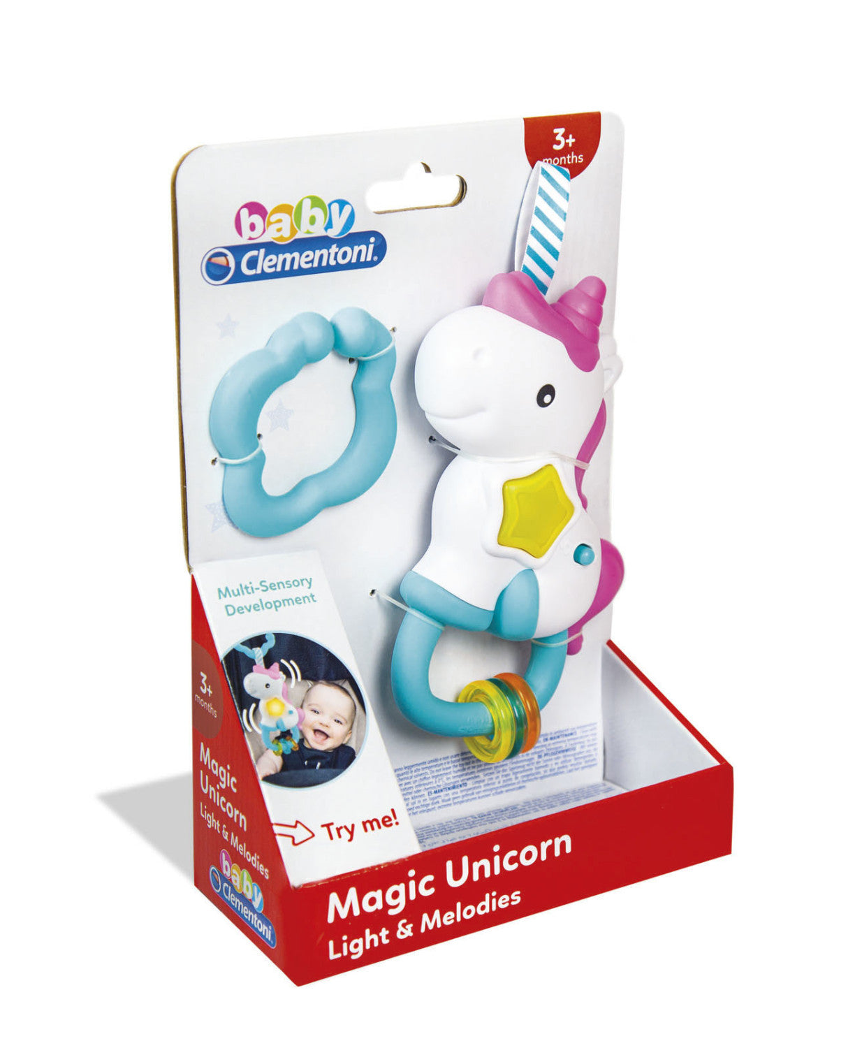 Interactive Rattle - Unicorn con Luci e Musiche