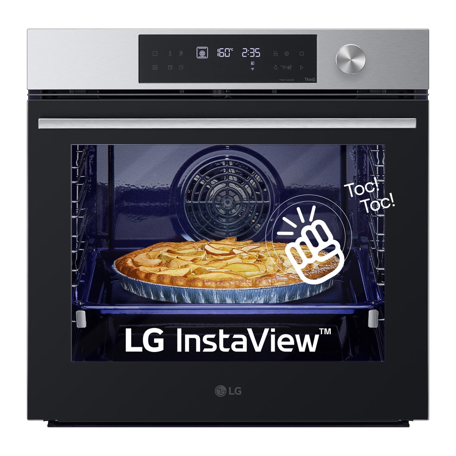 LG InstaView WSED7612S Forno 76L Classe A EasyClean, Pirolisi, Air Fry, Sous Vide, Wi-Fi