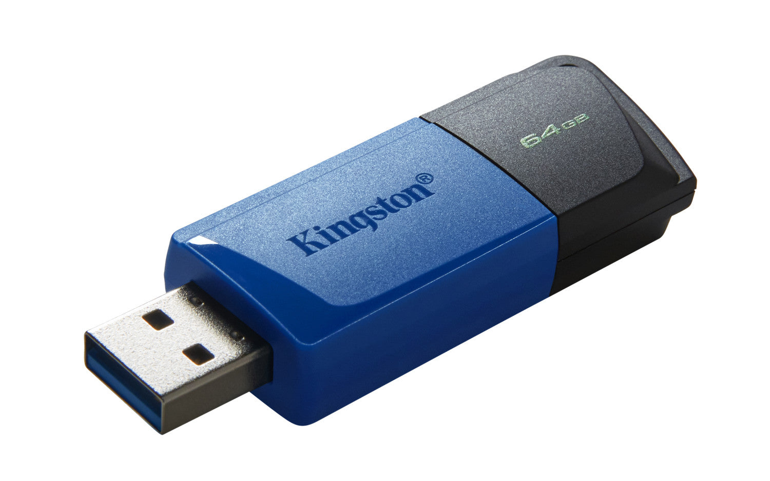 Kingston Technology DataTraveler 64GB USB3.2 Gen 1 Exodia M (Nero Blu) - 2 Pieces