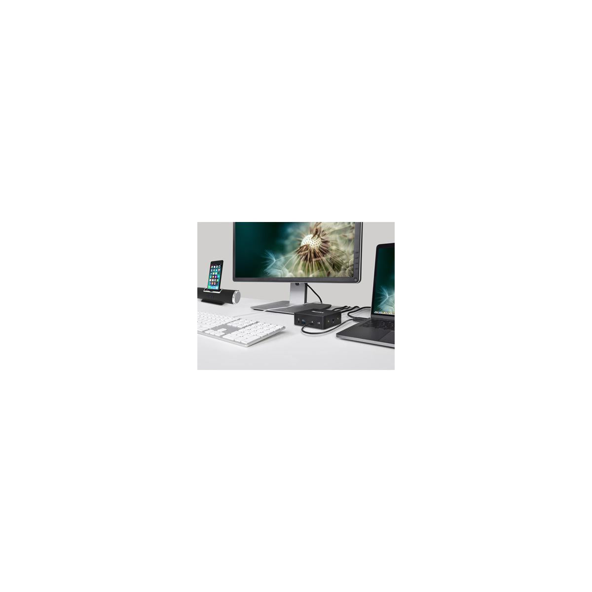 Hamlet HDKC-PD8000 replicatore di porte e docking station per laptop Cablato USB 3.2 Gen 1 (3.1 Gen 1) Type-C Nero