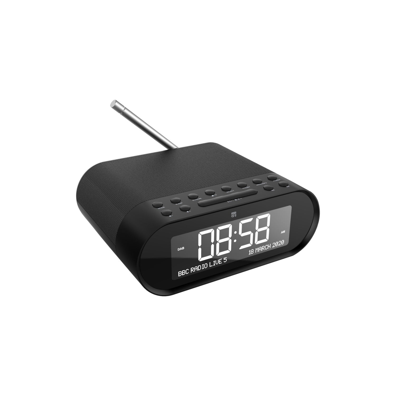 Xtreme 33192 Radiosveglia DAB/DAB Wireless Nero