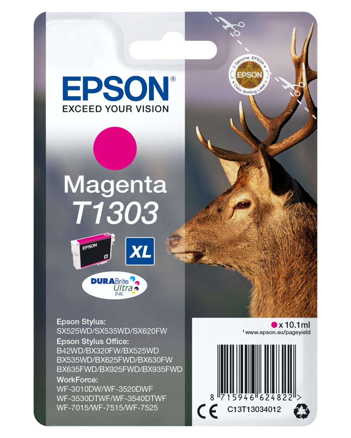 Epson C13T13034022 Cartuccia Inchiostro Cervo XL Magenta