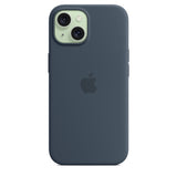 Apple Custodia MagSafe in silicone per iPhone 15 - Blu tempesta