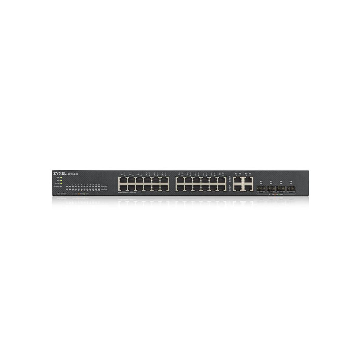Zyxel GS1920-24V2 Gestito Gigabit Ethernet (10/100/1000) Nero