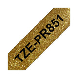 Brother TZE-PR851 nastro per etichettatrice Nero dorato