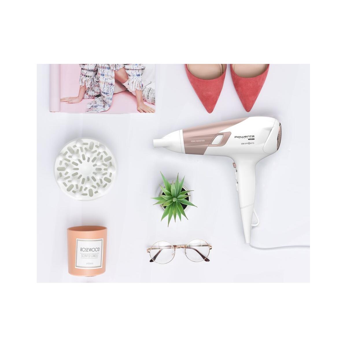 Rowenta Studio Dry CV5830F0 asciuga capelli 2300 W Beige, Bianco